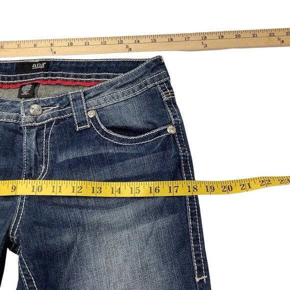 Ana Premium Bootcut Blue Denim Jeans Womens Size 30/10 Blue - Picture 9 of 11